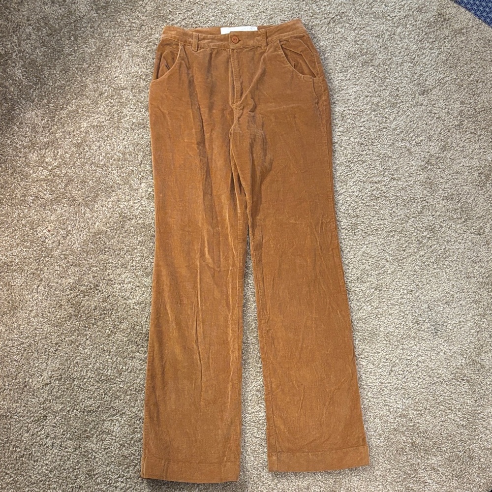 Treasure & Bond Tan Corduroy Trousers